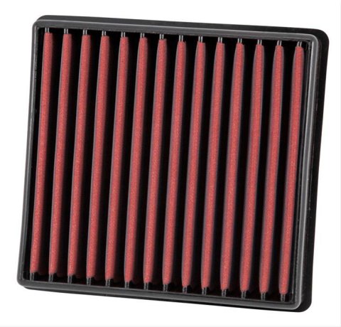 Air Filter Element - Dryflow - Panel - 10-1/2 x 9-7/8 in - 2-3/16 in Tall - Synthetic - Red - Ford Fullsize SUV / Truck 2007-21 - Each