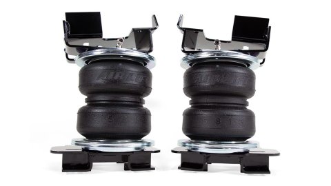 Air Spring Kit - Loadlifter Pro Series - Bags / Brackets / Lines - 5000 lb Capacity - Black Powder Coat Brackets - Rear - Ford Fullsize Truck 2015-20 - Kit