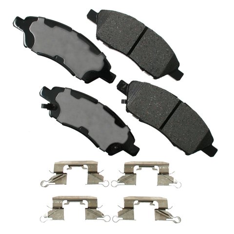 Brake Pads - ProAct Ultra-Premium - Front - Hardware Included - Nissan Micra / Versa 2012-17 - Set of 4