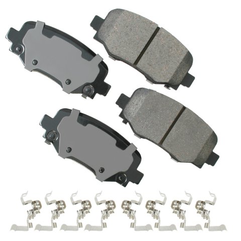 Brake Pads - ProAct Ultra-Premium - Rear - Hardware Included - Chrysler 200 2015-17 / Jeep Cherokee 2014-19 - Set of 4