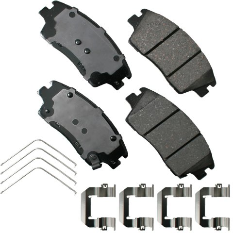 Brake Pads - ProAct Ultra-Premium - Front - Hardware Included - Hyundai Elantra / Tucson 2017-18 / Kia Sportage 2016-19 - Set of 4