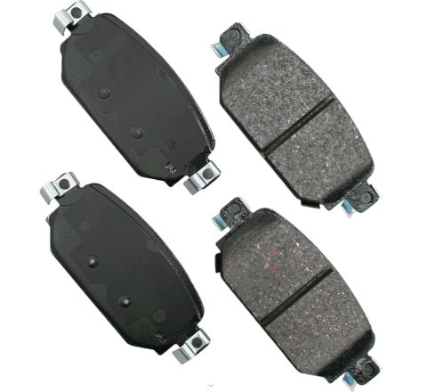Brake Pads - ProAct Ultra-Premium - Rear - Hardware Included - Mazda 3 2017-18 - Set of 4