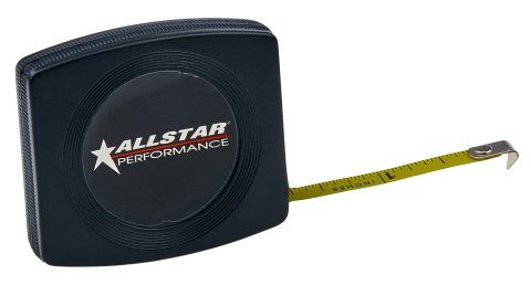 Tape Measure - Deluxe - 10 ft Length - 0.25 in Width - Inch - Plastic - Black - Set of 20