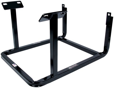 Engine Cradle - Economy - 1 in Square Tube - Steel - Black Powder Coat - Big Block Chevy / Small Block Chevy - Each
