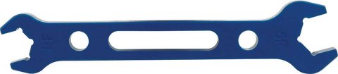 AN Wrench - Double-End - 4 AN to 6 AN - Aluminum - Blue Anodized - Each