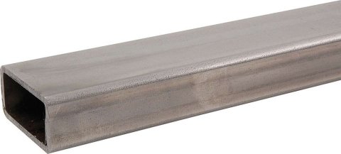 Steel Tubing - 1 x 2 in Rectangle - 0.120 in Wall Thickness - 4 ft Long - Steel - Natural - Each