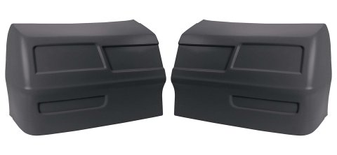 Nose - 2-Piece Complete - Plastic - Black - Chevy Monte Carlo SS 1983-88 - Kit
