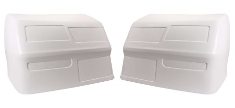 Nose - MD3 - 2-Piece Complete - Plastic - White - Chevy Monte Carlo SS 1983-88 - Kit