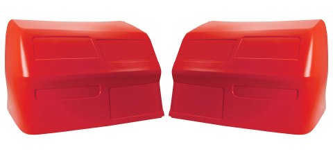 Nose - MD3 - 2-Piece Complete - Plastic - Red - Chevy Monte Carlo SS 1983-88 - Kit