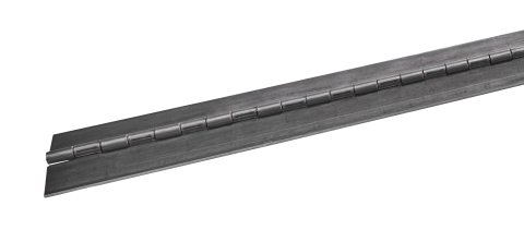 Hinge - Low Profile - 36 in Long - Aluminum - Natural - Set of 5