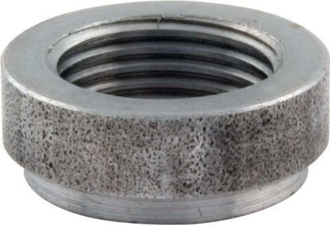 Oxygen Sensor Bung - Weld-On - 18 mm x 1.50 Female Thread - Steel - Natural - Each
