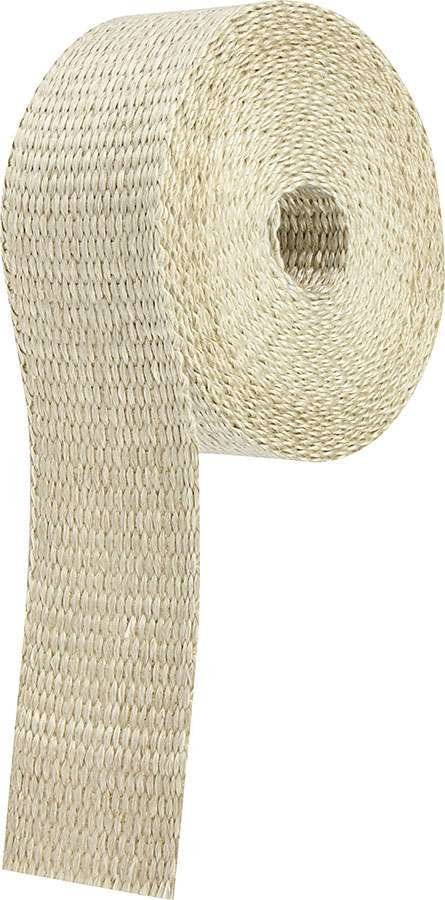 Exhaust Wrap - 2 in Wide - 15 ft Roll - Woven Fiberglass - Natural - Each