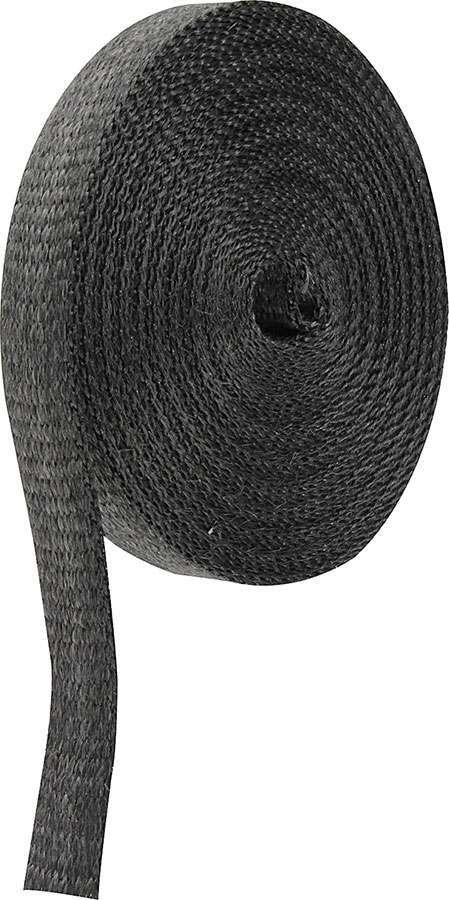 Exhaust Wrap - 1 in Wide - 50 ft Roll - Woven Fiberglass - Black - Each