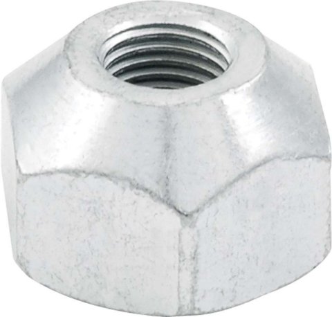 Lug Nut - 7/16-20 in Thread - 1 in Hex Head - 45 Degree Seat - Open End - Steel - Zinc Oxide - Set of 20