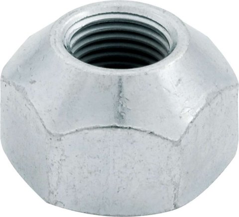 Lug Nut - 1/2-20 in Thread - 1 in Hex Head - 45 Degree Seat - Open End - Steel - Zinc Oxide - Set of 20