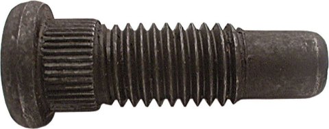 Wheel Stud - 5/8-11 in Thread - 2.000 in Long - 0.690 in Knurl - Steel - Black Oxide - Set of 40