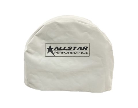 Tire Cover - 14 in Wide Tires - Canvas - White - Open Wheel Cars - Each