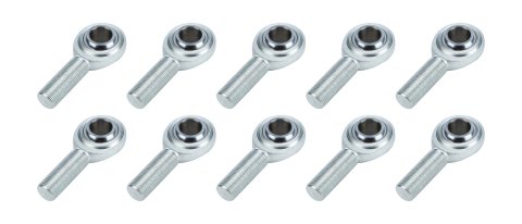 Rod End - Standard Series - Spherical - 5/8 in Bore - 5/8-18 in Right Hand Male Thread - Steel - Zinc Oxide - Set of 10