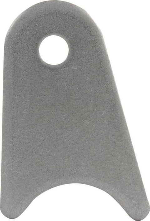 Chassis Tab - Radius - 1/2 in Mounting Hole - 3/16 in Thick - Steel - Natural - Set of 25