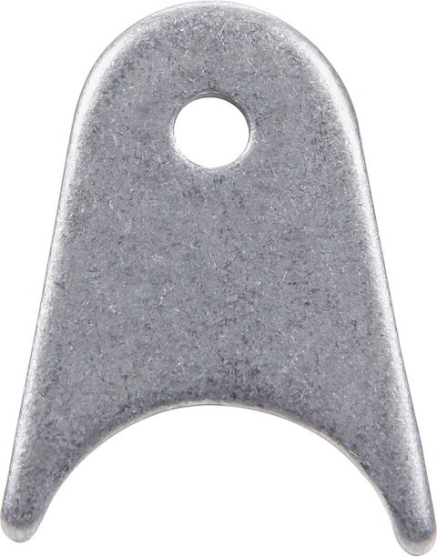 Chassis Tab - Radius - 1/4 in Mounting Hole - 1/8 in Thick - Steel - Natural - Set of 25