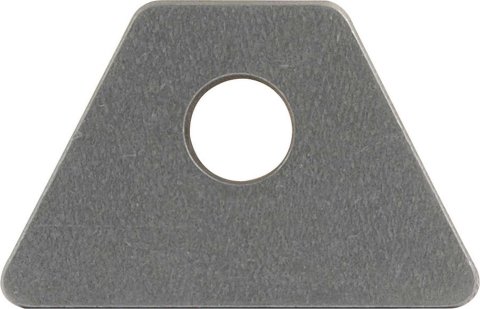Chassis Tab - Seat Tab - Flat - 1/2 in Mounting Hole - 3/16 in Thick - Steel - Natural - Set of 25