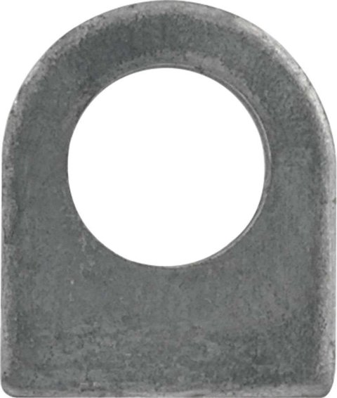 Brake Line Tab - Weld-On - 5/8 in Mounting Hole - 0.125 in Thick - Steel - Natural - Set of 25
