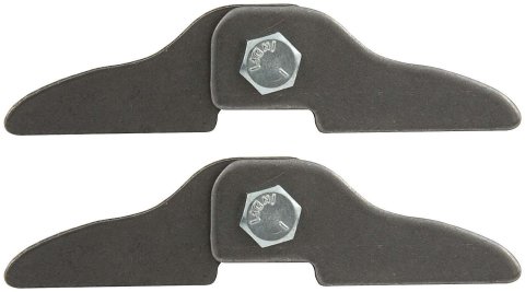 Header Tab Kit - 4 Tabs / 2 Bolt / 2 Lock Nuts - Steel - Natural - Set of 25