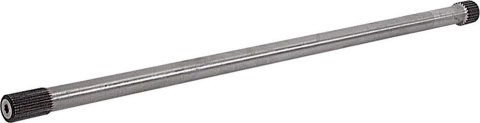 Axle Shaft - 30 in Long - 28 Spline Carrier - 24 Spline Drive Flange - Solid - Steel - Natural - Each
