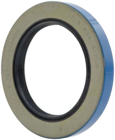 Hub Bearing Seal - Inner - Lip - 3.48 in OD - 2.375 in ID - 0.438 in Thick - Rear - Rubber / Steel - Wide 5 Hubs - Set of 10