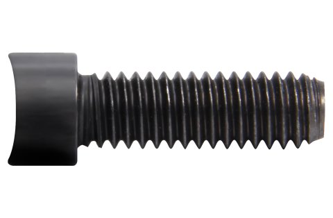 Ground Stud - 3/8-16 in Thread - 1-1/4 in UHL - Hex Nut - Fishmouth - Steel - Black Oxide - Set of 10
