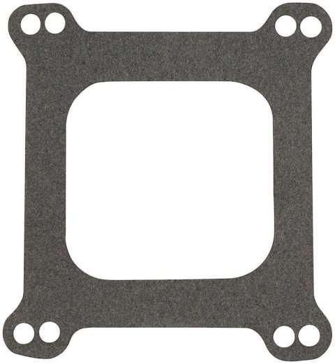 Carburetor Base Plate Gasket - 4-Barrel - Open - 0.063 in Thick - Composite - Square Bore - Set of 10