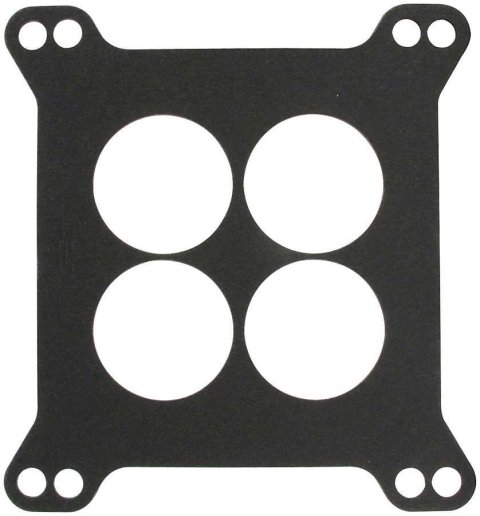 Carburetor Base Plate Gasket - 4-Barrel - 4 Hole - 0.063 in Thick Composite - Square Bore - Set of 10
