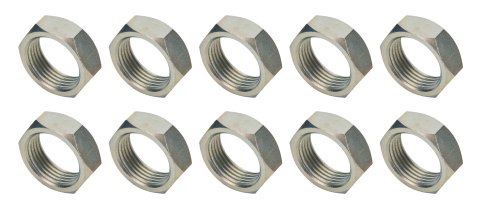 Nut - 1-1/8-12 in Right Hand Thread - Steel - Cadmium - Allstar Adjustable Panhard Bars - Set of 10