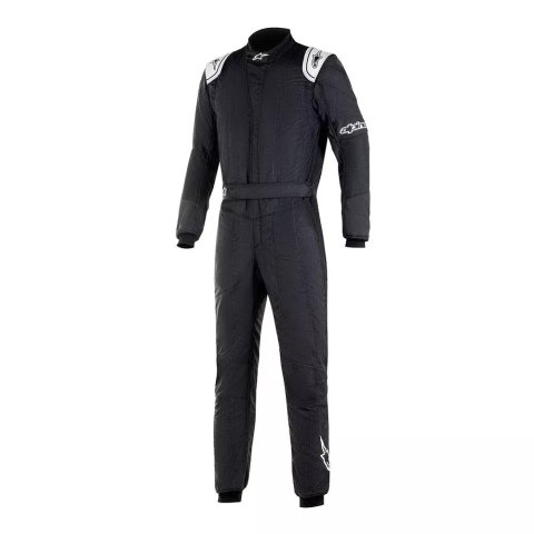 Driving Suit - GP Tech V3 - 1-Piece - FIA Approved - Double Layer - Nomex - Black - Large / X-Large - Each