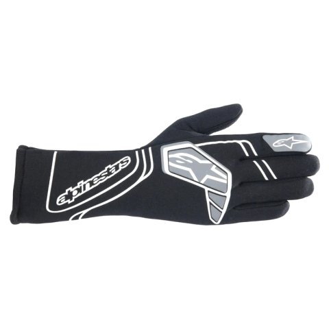 Driving Gloves - Tech-1 Start V4 - SFI 3.3/5 - 2 Layer - Aramid / Silicone - Elastic Cuff - Black - 2X-Large - Pair