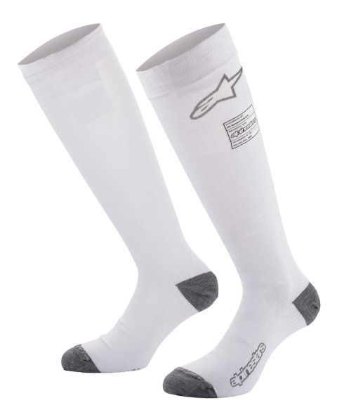 Socks - ZX Evo V3 - FIA Approved - White - Medium - Pair