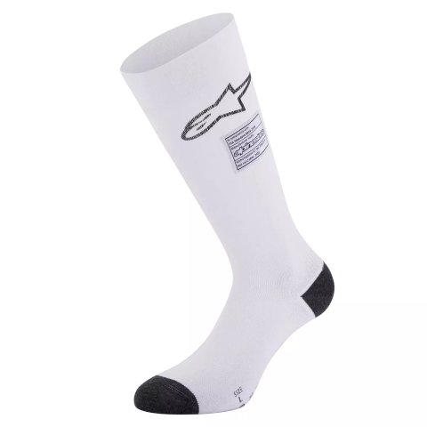 Socks - ZX V4 - FIA Approved - White - Large - Pair