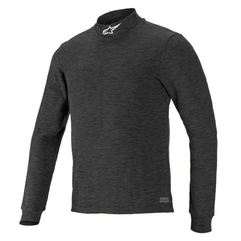 Underwear Top - Race V3 - FIA Approved - Long Sleeve - High Collar - Lenzing FR - Black - X-Large - Each