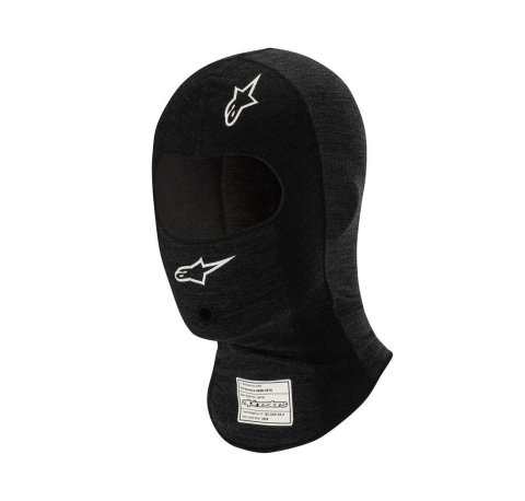 Head Sock - Race V3 Balaclava - Single Eyeport - SFI 3.3 - FIA Approved - Single Layer - Lenzing FR - Black - Small / Medium - Each