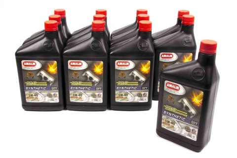 Motor Oil - Pro High Performance - 5W40 - Semi-Synthetic - 1 qt Bottle - Set of 12