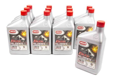 Motor Oil - Elixir - 0W40 - Synthetic - 1 qt Bottle - Set of 12