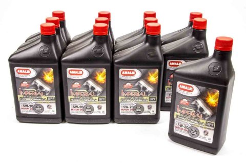 Motor Oil - Imperial Turbo - 5W20 - Semi-Synthetic - 1 qt Bottle - Set of 12