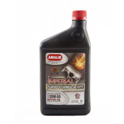 Motor Oil - Imperial Turbo - 20W50 - Semi-Synthetic - 1 qt Bottle - Set of 12