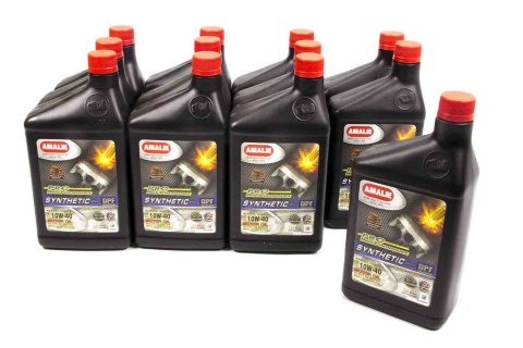 Motor Oil - Pro High Performance - 10W40 - Semi-Synthetic - 1 qt Bottle - Set of 12
