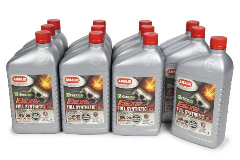 Motor Oil - Elixir - 5W20 - Dexos1 - Synthetic - 1 qt Bottle - Set of 12