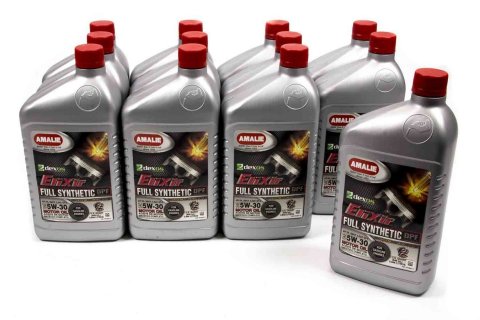 Motor Oil - Elixir - 5W30 - Synthetic - 1 qt Bottle - Set of 12