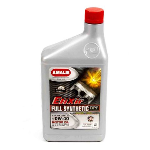 Motor Oil - Elixir - 0W40 - Synthetic - 1 qt Bottle - Each