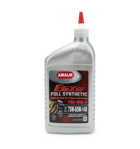 Gear Oil - Elixir - 75W-85W-140 - Synthetic - 1 qt Bottle - Each