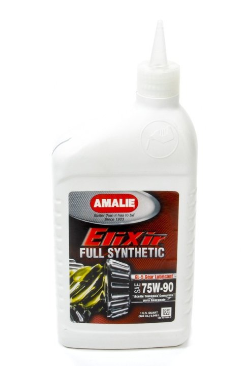 Gear Oil - Elixir - 75W90 - Synthetic - 1 qt Bottle - Each