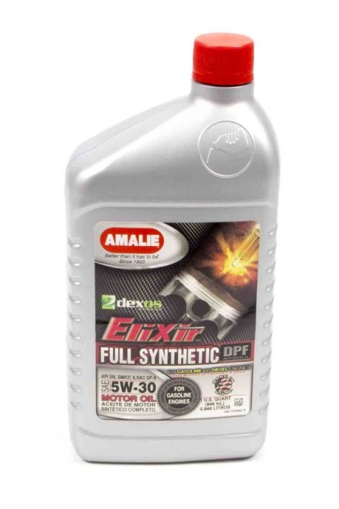 Motor Oil - Elixir - 5W30 - Synthetic - 1 qt Bottle - Each